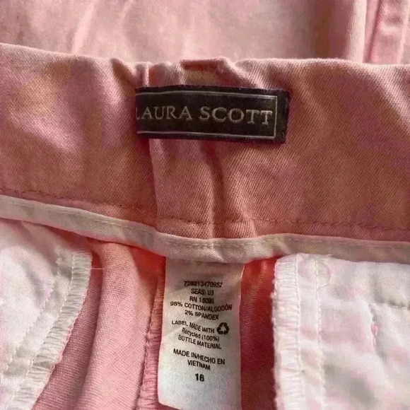 Laura Scott cotton blend pants like new condition size 16 - Picture 5 of 5